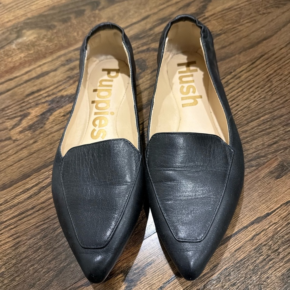 Hush Puppies Women's Classic Black Loafers